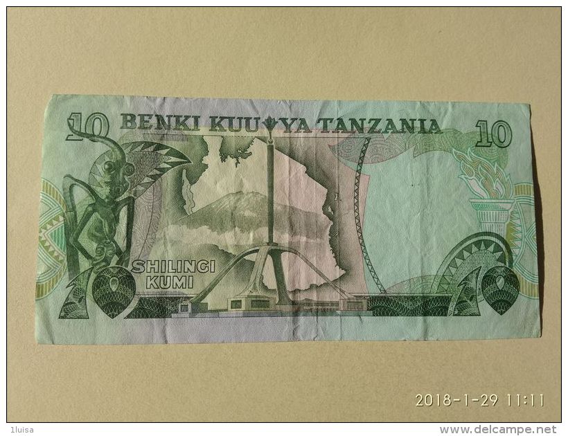 10 Shilinci 1978 - Tanzanie