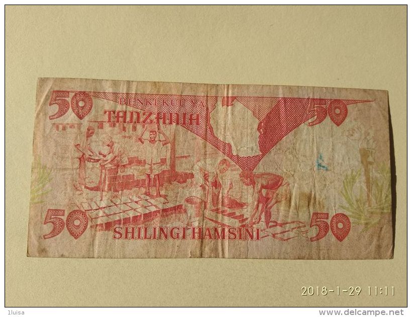 50 Shilinci 1993 - Tansania