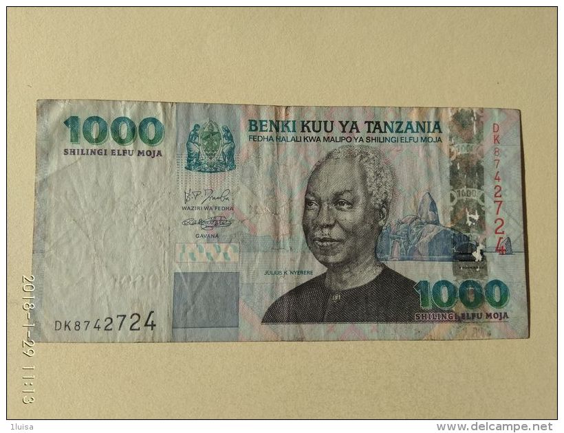 1000 Shilinci 2003 - Tanzania