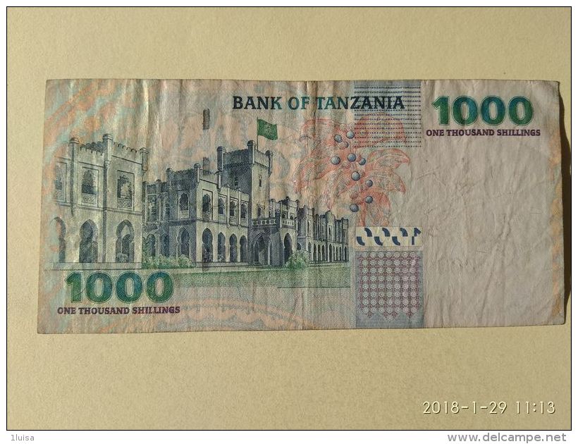 1000 Shilinci 2003 - Tanzanie