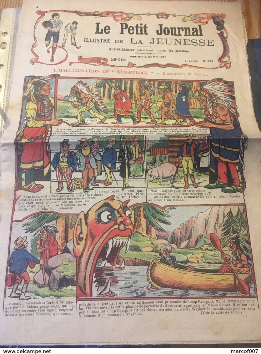 Le Petit Journal Illustre De La Jeunesse 22 Mai 1910 N*293 16pages - Andere & Zonder Classificatie