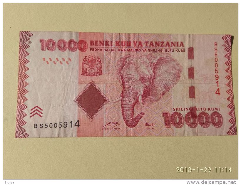 10000 Shilinci 2015 - Tanzania