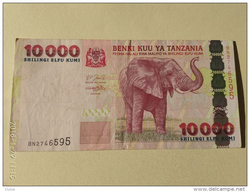 10000 Shilinci 2003 - Tanzania