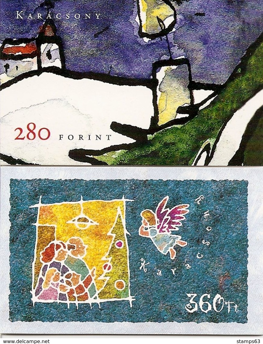 HUNGARY, Booklet 26/27, 2001, Christmas - Cuadernillos