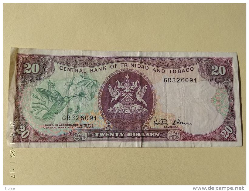 20 Dollars 1985 - Trinidad En Tobago