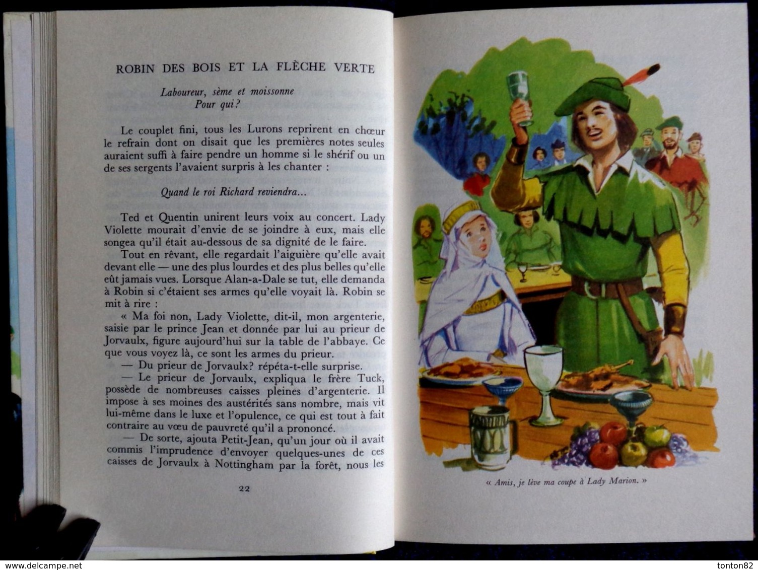 Suzanne Pairault - ROBIN Des Bois Et La Flèche Verte - Idéal Bibliothèque - ( 1974  ) . - Ideal Bibliotheque