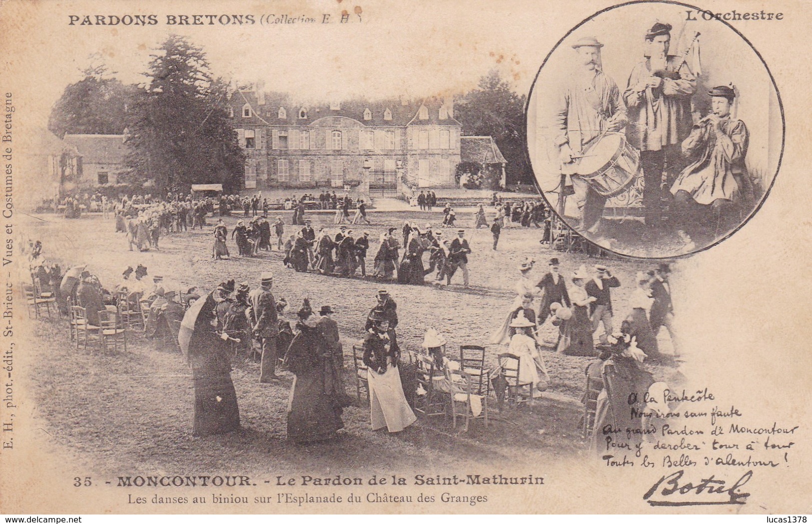 22 / MONCONTOUR / LE PARDON DE SAINT MATHURIN / KARTEN BOST 1904 - Moncontour