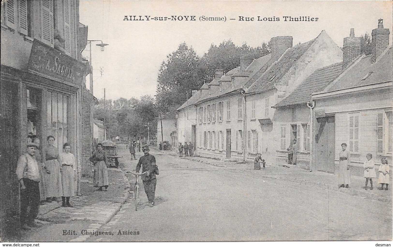 AILLY- Sur- NOYE - Rue Louis Thuillier. - Ailly Sur Noye