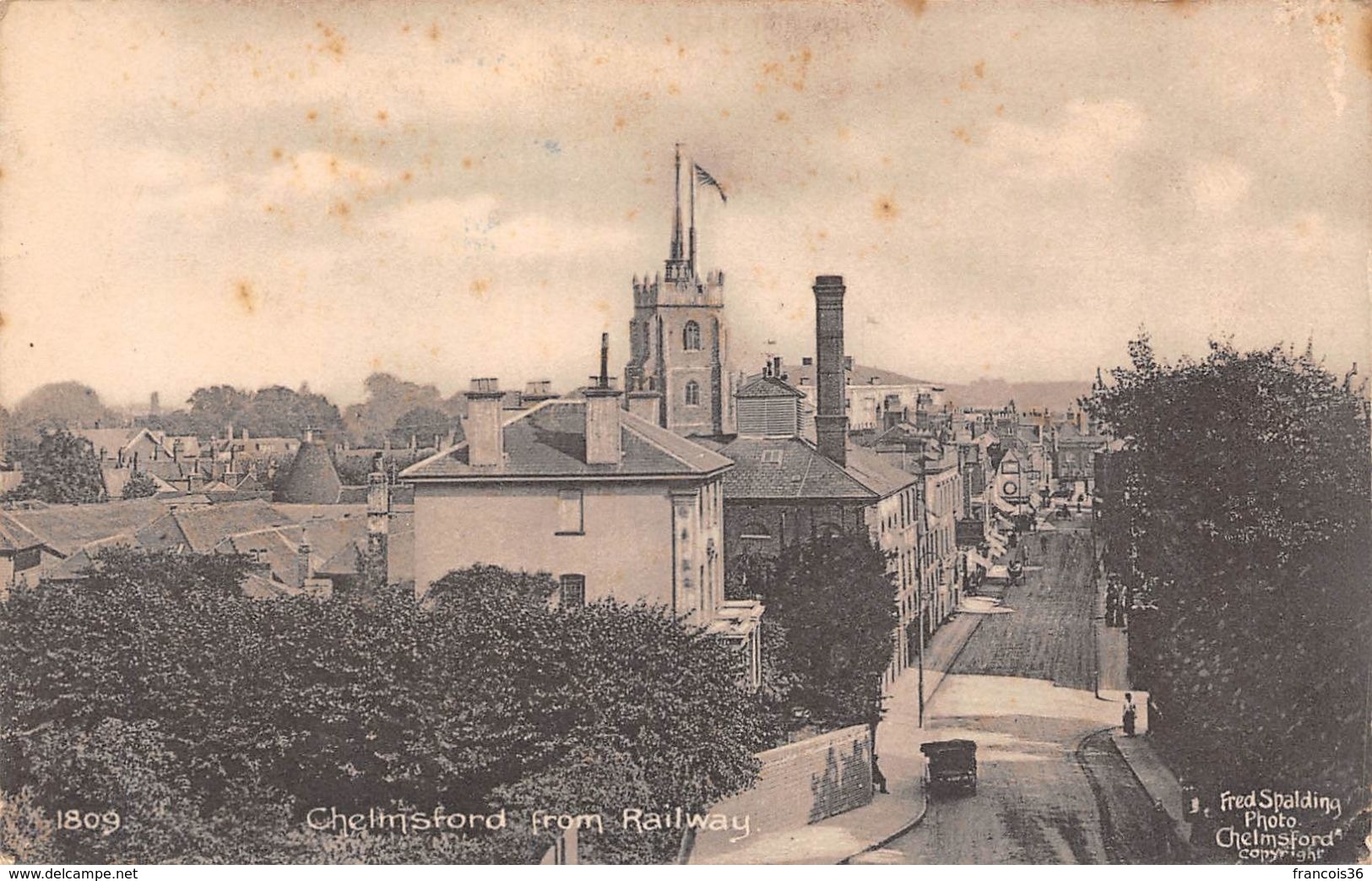 Angleterre England - Chelmsford From Railway 1919 - Autres & Non Classés