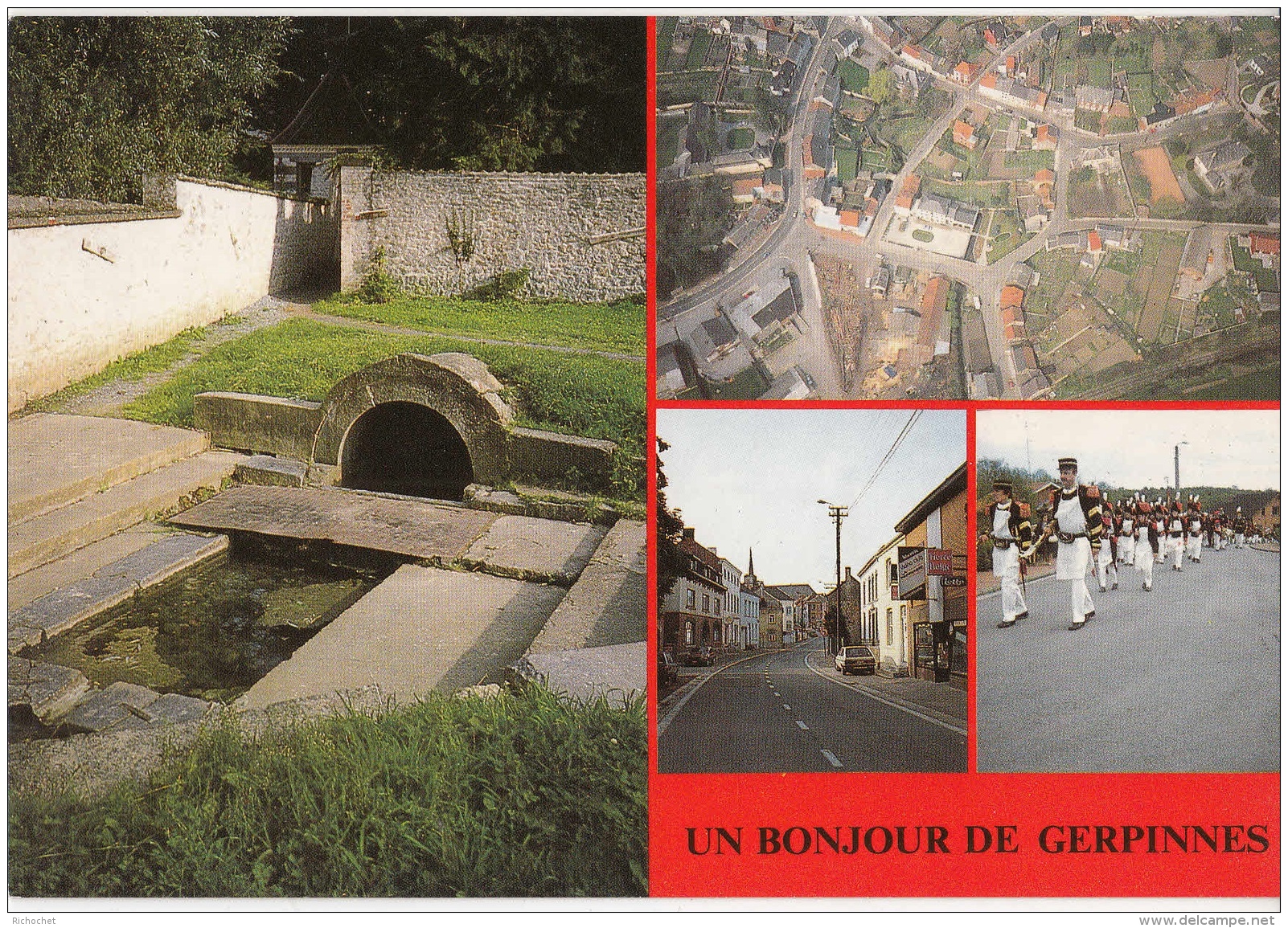 Gerpinnes - Fontaine St Rolende - Panorama - Av Albert Ier - Les Marcheurs - Gerpinnes