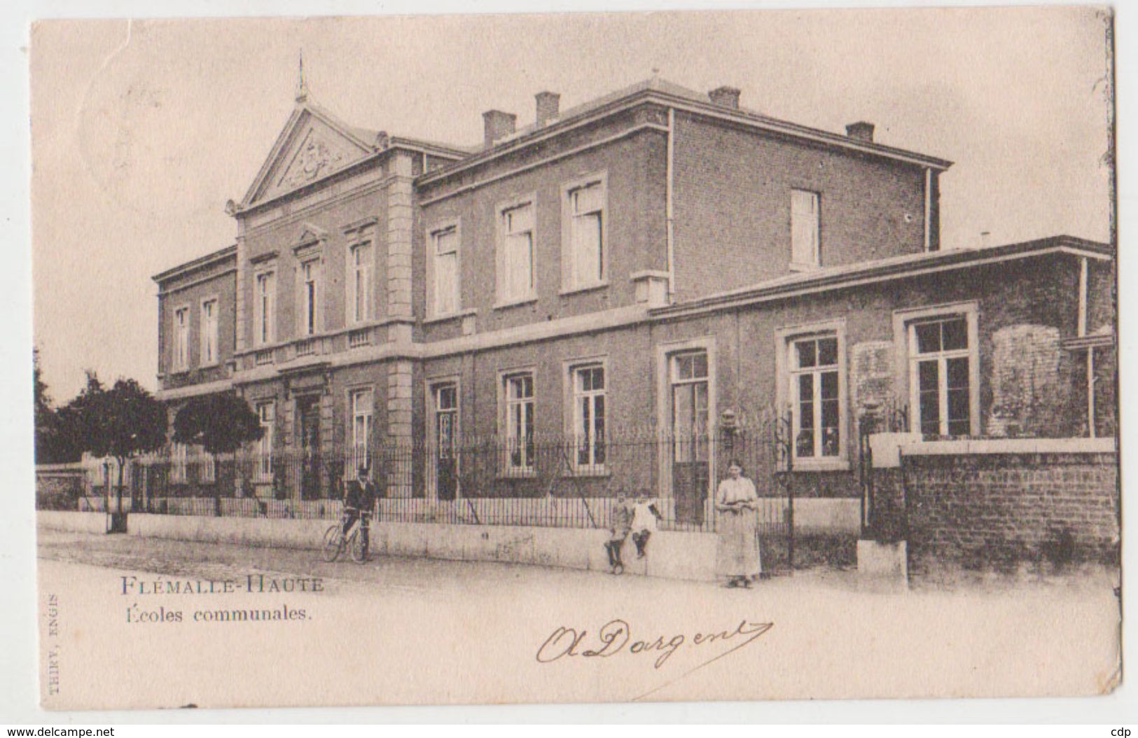 Cpa Flémalle  écoles  1903 - Flémalle