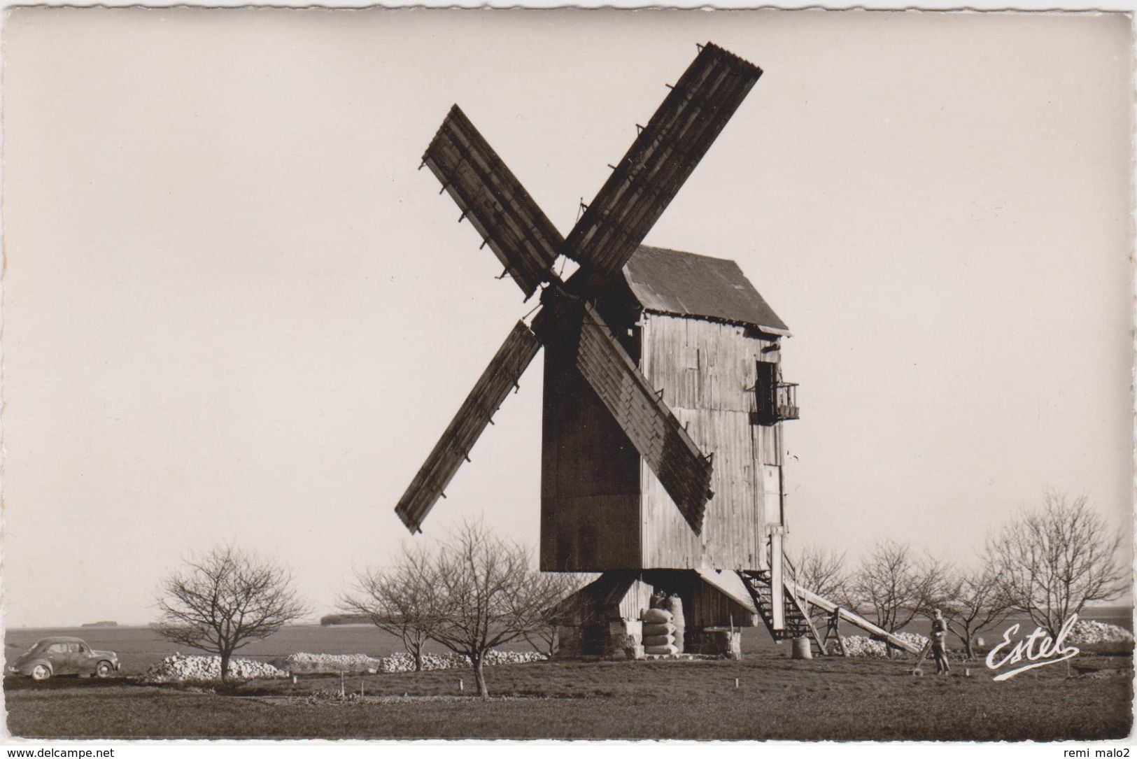 CARTE POSTALE  MOUTIERS EN BEAUCE 28  Le Moulin - Autres & Non Classés