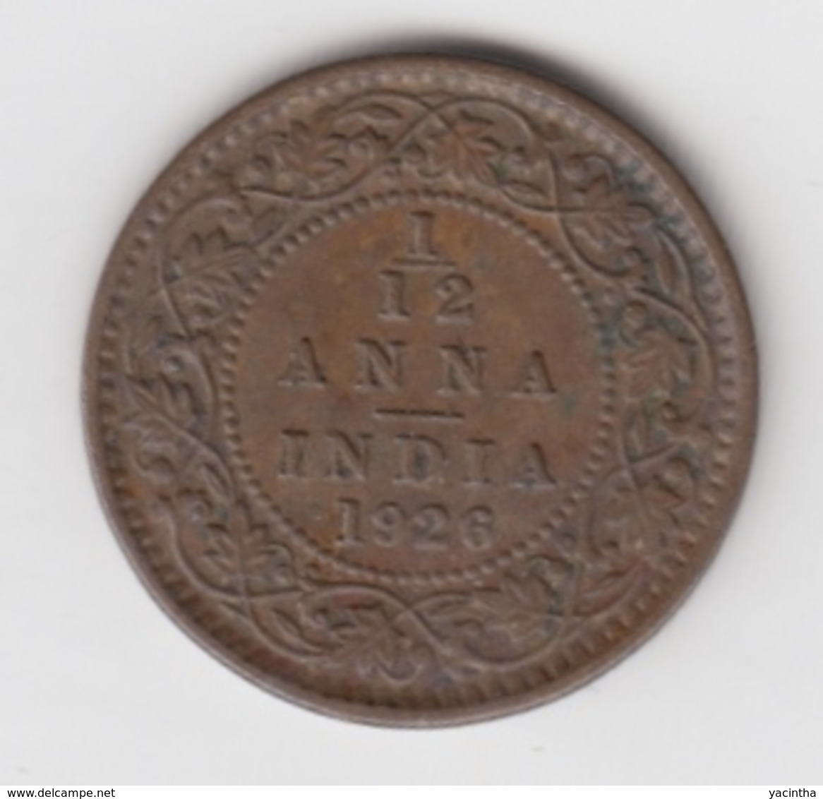 @Y@    Brits India   1/12  Anna   1926    (2792) - Inde