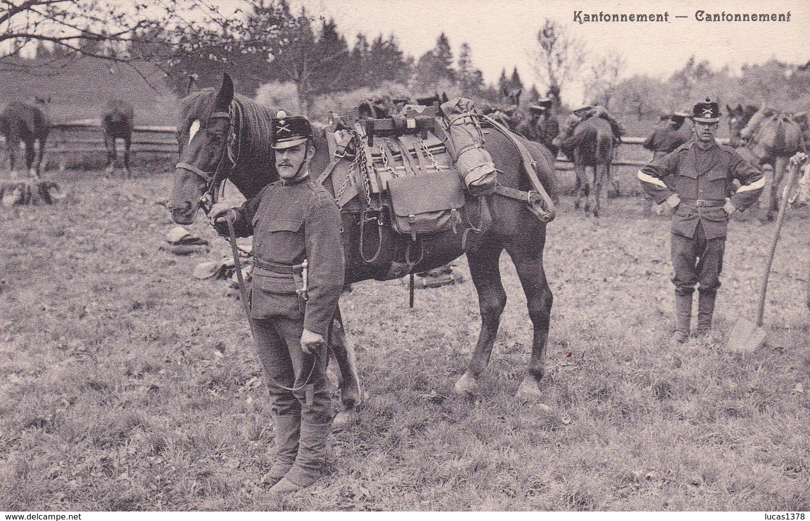 ARMEE SUISSE / KANTONNEMENT / CANTONNEMENT / SYNBERG 290 LUZERN - St. Anton