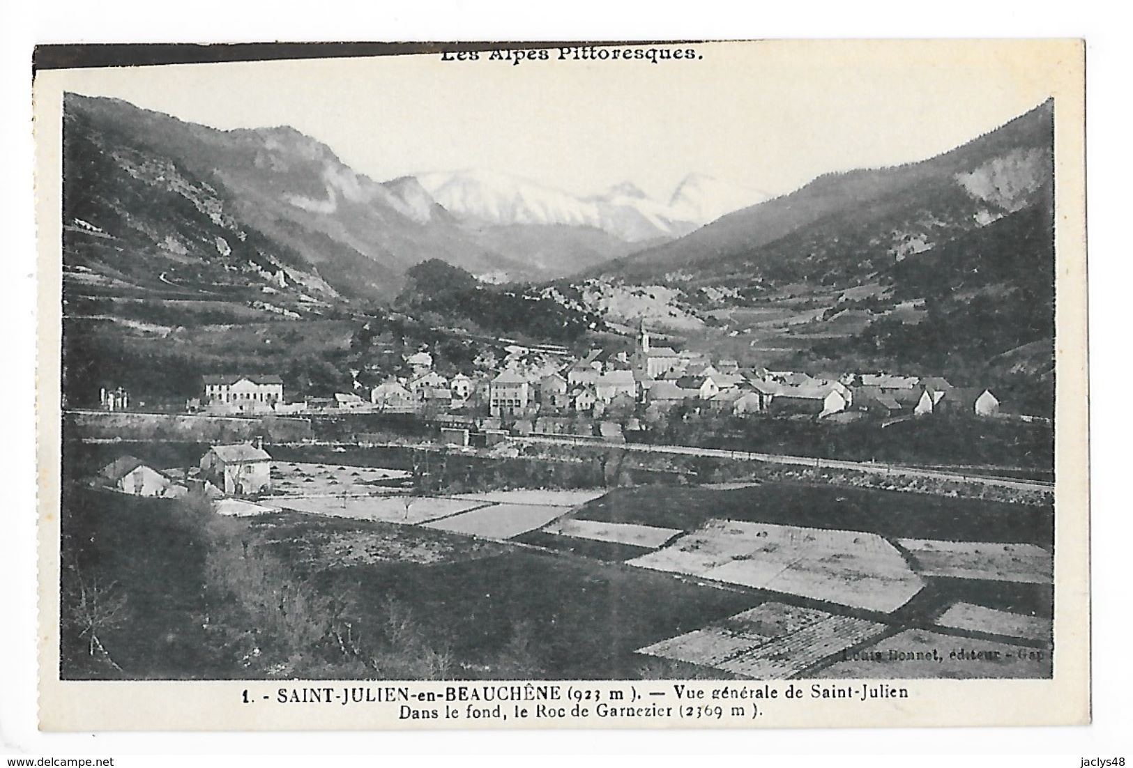 SAINT-JULIEN En BEAUCHENE    Vue Générale De St-Julien. Dans Le Fond, Le Roc De Garnezier  -    - L 1 - Autres & Non Classés