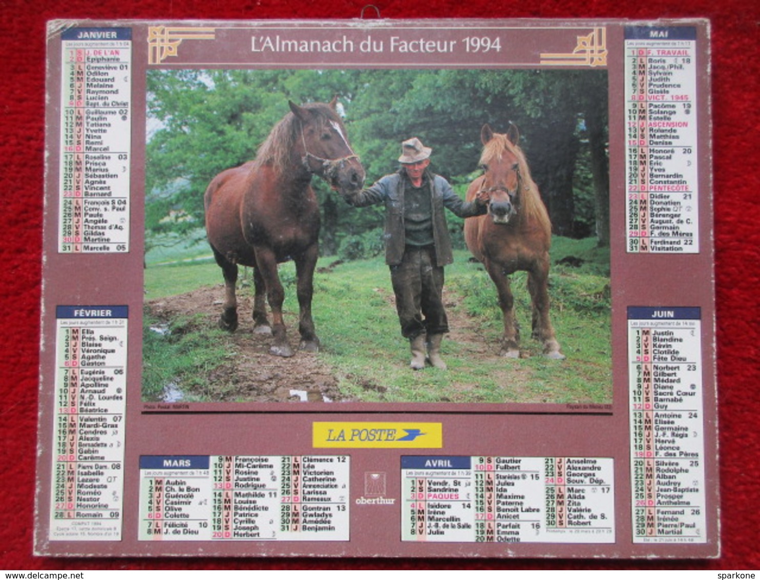 L'Almanach Du Facteur. / De 1994 - Grand Format : 1991-00