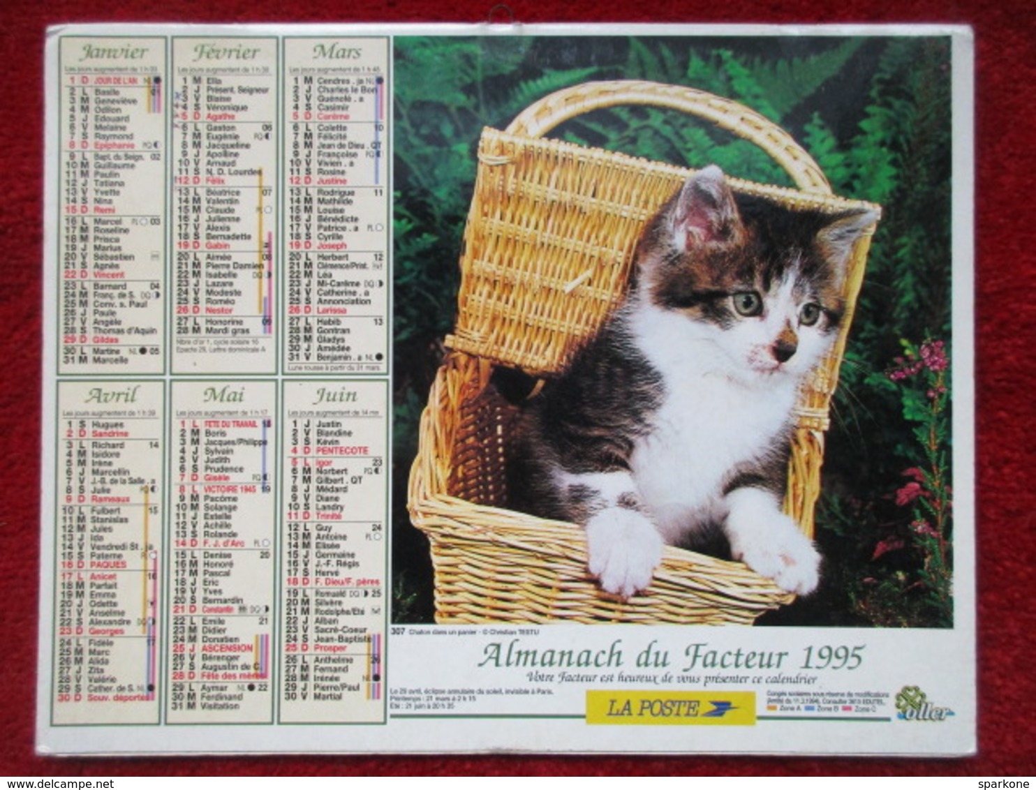 L'Almanach Du Facteur. / De 1995 - Grand Format : 1991-00