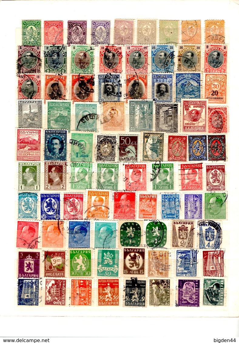 bulgarie_Bulgaria_500 timbres_oblitéres_cancelled