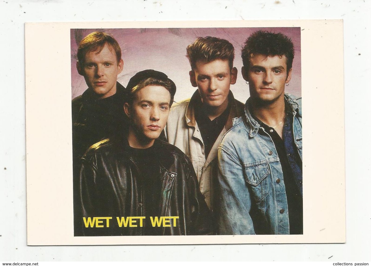 Cp , Spectacle , Artiste , Musique & Musiciens, WET WET WET ,  Groupe De Pop écossais , Vierge, Ed. POST CARD COLLECTION - Music And Musicians