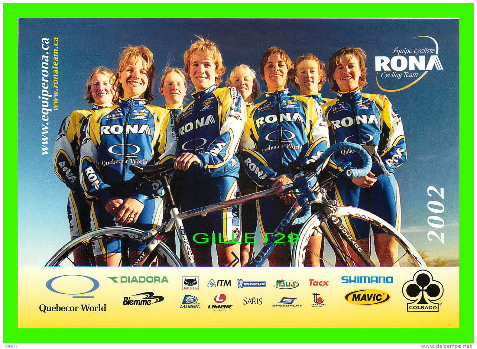 SPORTS CYCLISME - ÉQUIPE CYCLISTE RONA - - Cyclisme