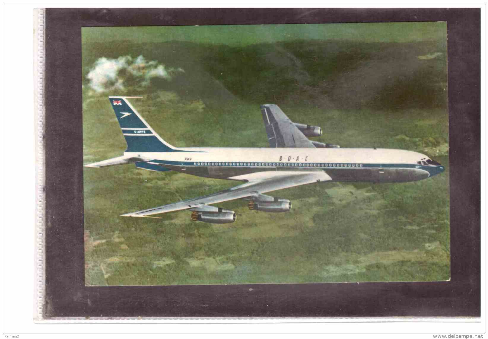 10599  -   BOEING 707   /    BAHNPOST 27.5.69 - Ambulant -     /    VIAGGIATA - 1946-....: Moderne