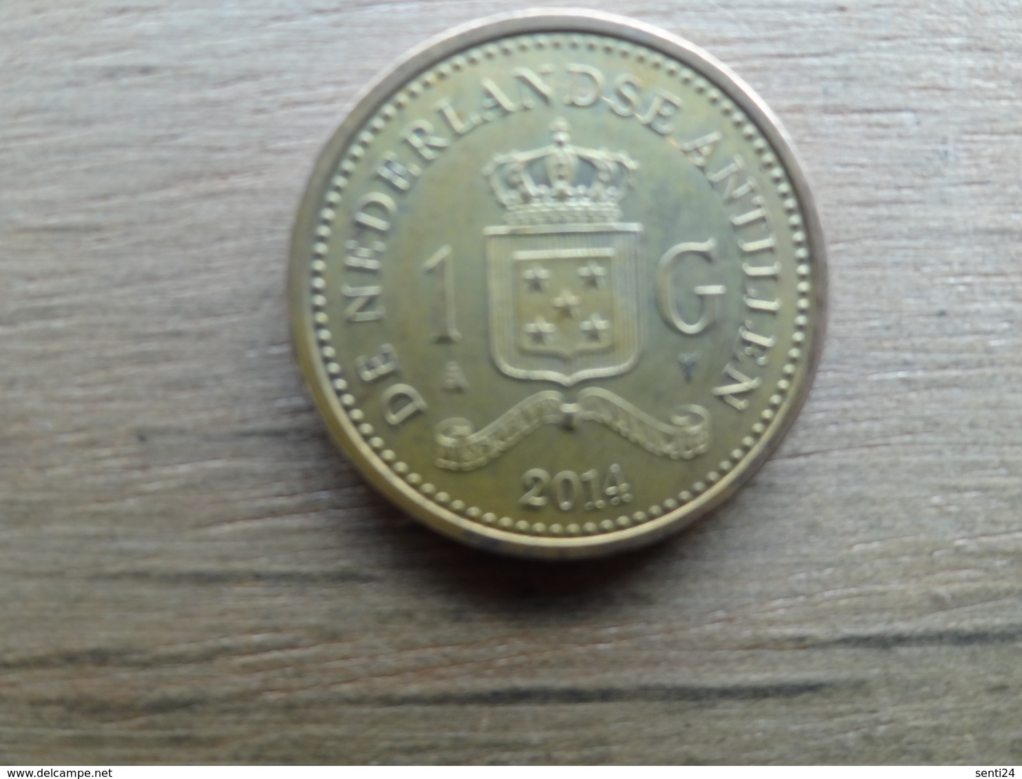 Antilles  Neerlandaises  1  Gulden  2014   Km !!! - Antilles Néerlandaises