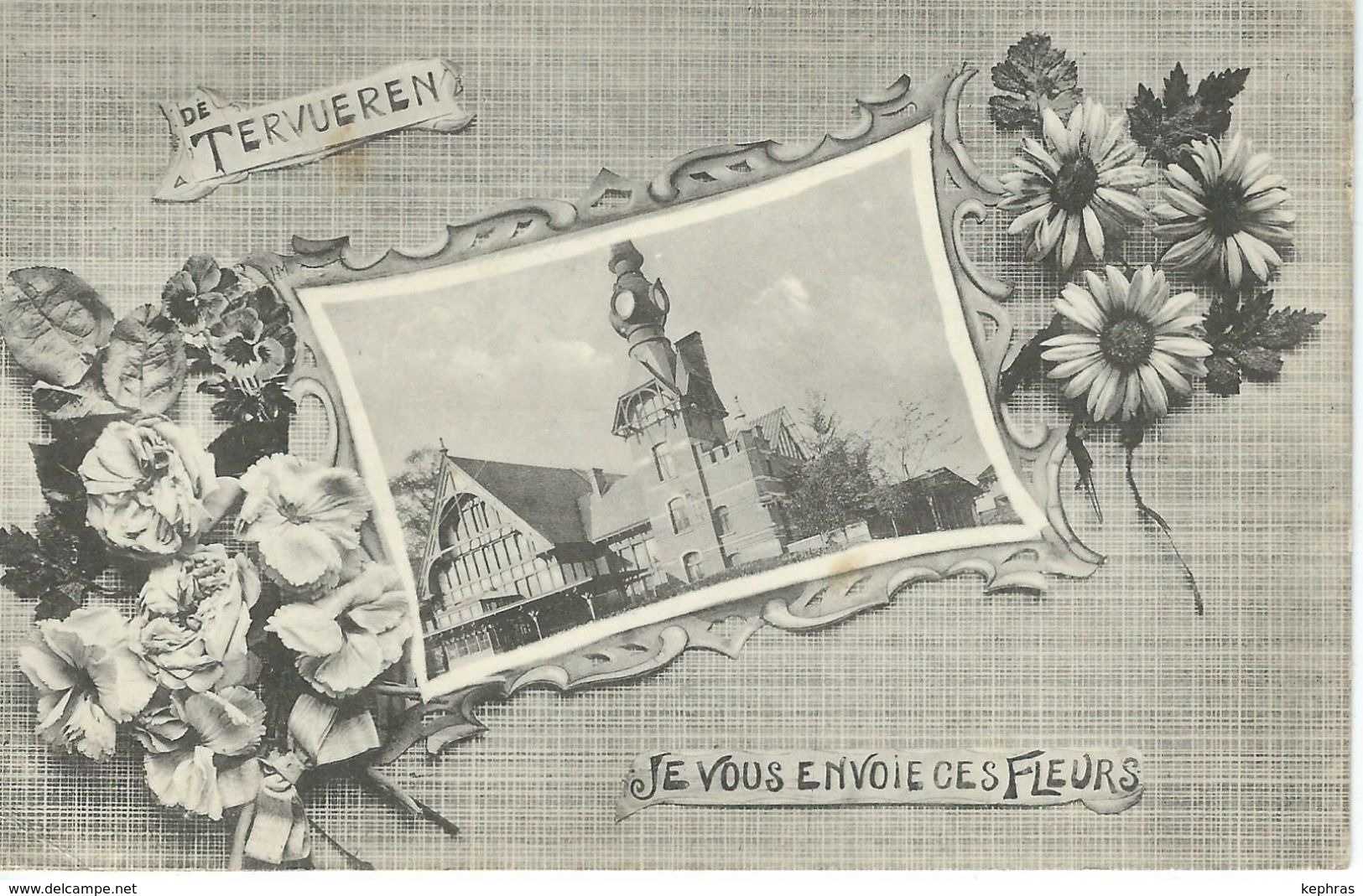 De TERVUEREN Je Vous Envoie Ces Fleurs - Cachet De La Poste 1940 - Tervuren