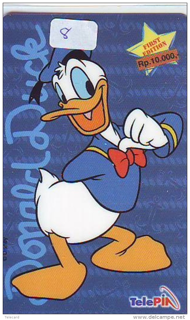 Télécarte  NEUVE DISNEY * INDONESIA (8) MINT Phonecard INDONESIE * DONALD * 0015-0527-01955* FIRST EDITION * TK - Disney