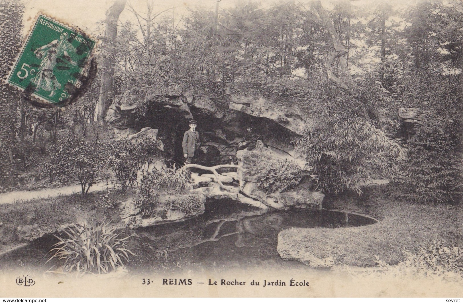 REIMS. - Le Rocher Du Jardin Ecole - Reims