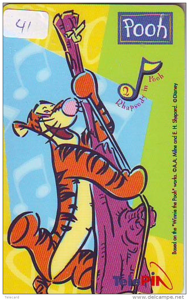 Télécarte  NEUVE DISNEY * INDONESIA (41) MINT Phonecard INDONESIE * WINNIE THE POOH * 0015-0427-00236 * TELEFONKARTE - Disney