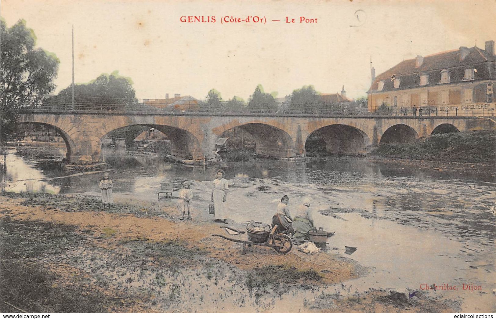 Genlis     21      Pont Sur La Norges . Lavandières                  ( Voir Scan - Otros & Sin Clasificación