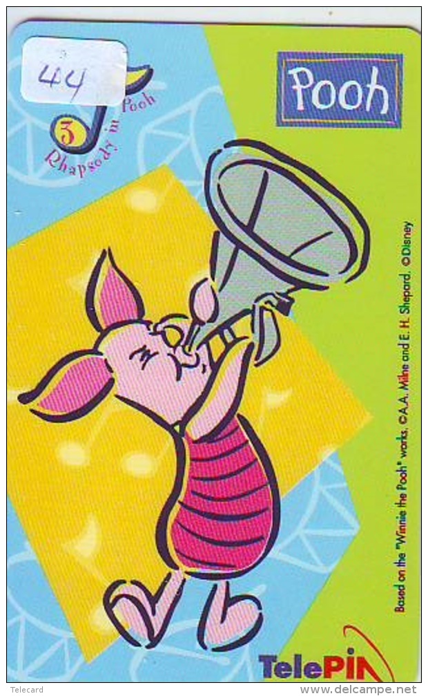 Télécarte  NEUVE DISNEY * INDONESIA (44) MINT Phonecard INDONESIE * WINNIE THE POOH * 0015-0428-02843 * TELEFONKARTE - Disney