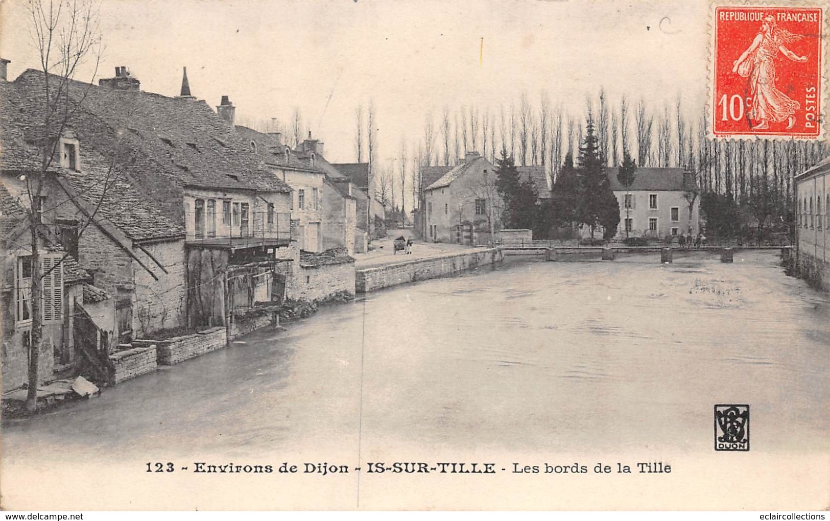 Is Sur Tille     21     Les Bords De La Tille                   (voir Scan) - Is Sur Tille