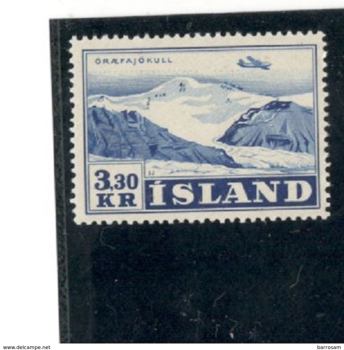 Iceland1952:Michel280 AIR MAIL Mnh** - Luchtpost