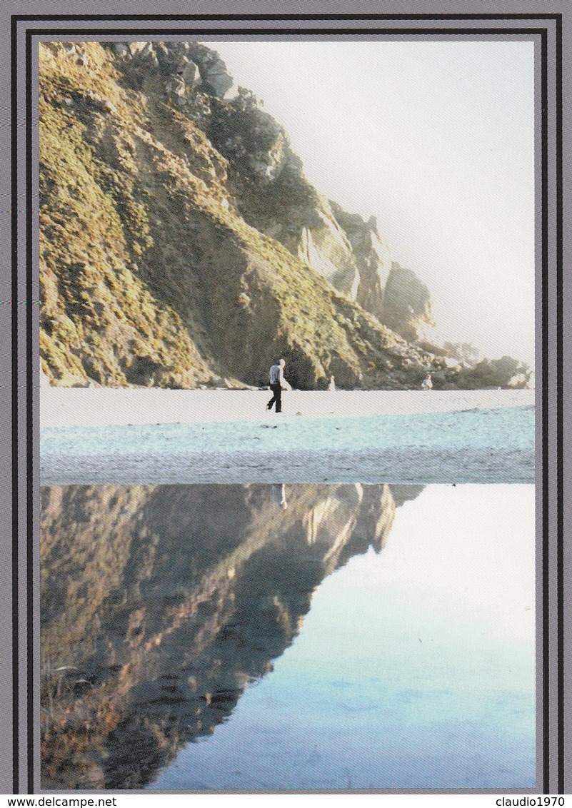 CARTOLINA - POSTCARD - STATI UNITI - CALIFORNIA - GILLES DELEUZE SUR PLAGE  BIG SUR EN CALIFORNIE - Big Sur