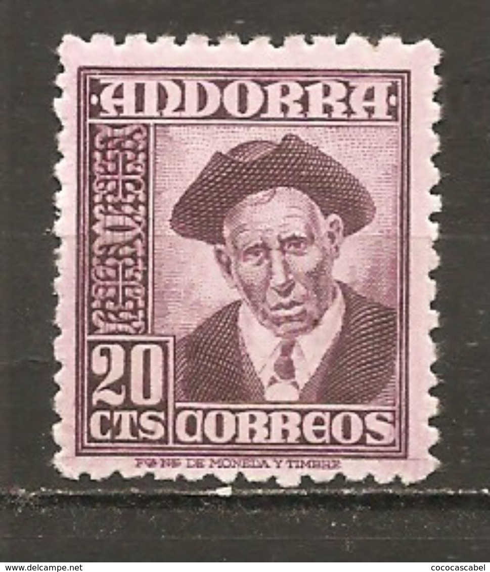 Andorra Española - Edifil 48 - Yvert 44A (MNH/**) - Ungebraucht