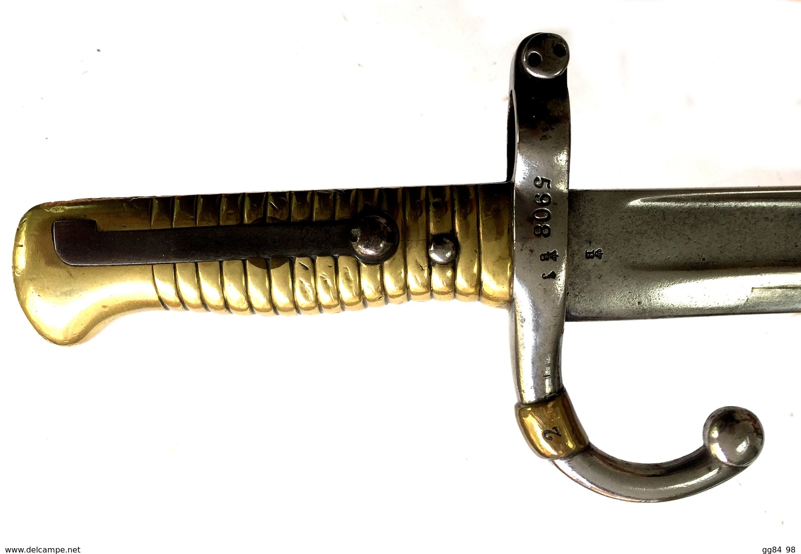 C 04 W -  Baïonnette Modèle 1873 De Marine Pour Le Fusil Beaumont Hollandais - Armes Blanches