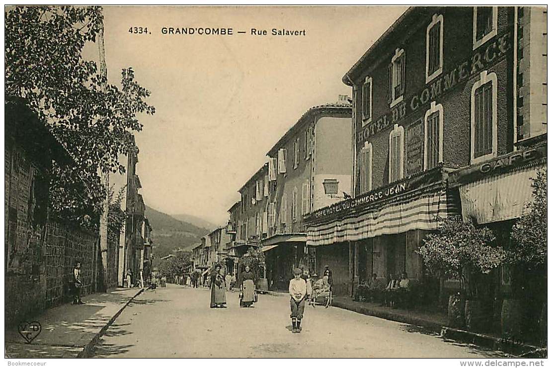 30  LA GRAND COMBE  RUE SALAVERT  HOTEL DU COMMERCE JEAN - La Grand-Combe