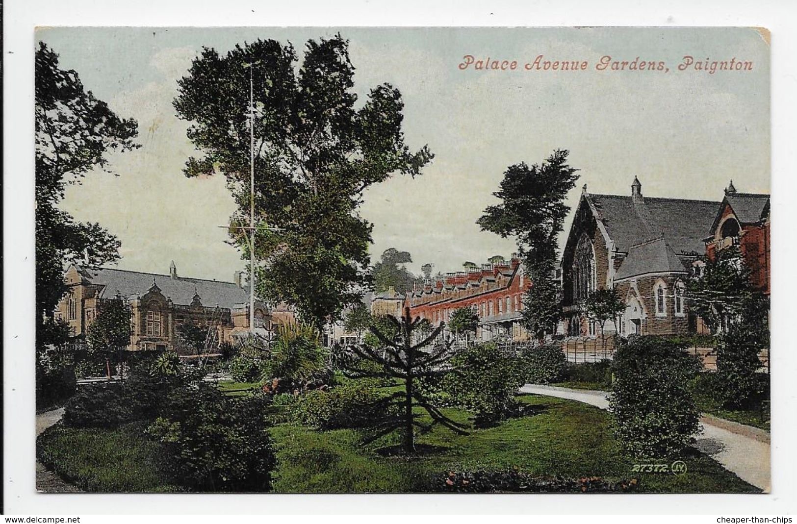 Paignton - Palace Avenue Gardens - Valentine 27372 - Paignton