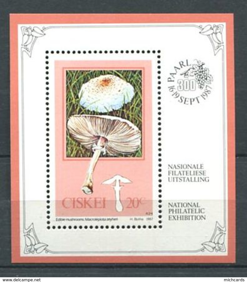 216 CISKEI 1988 - Yvert BF 3 - Champignon - Neuf ** (MNH) Sans Charniere - Ciskei