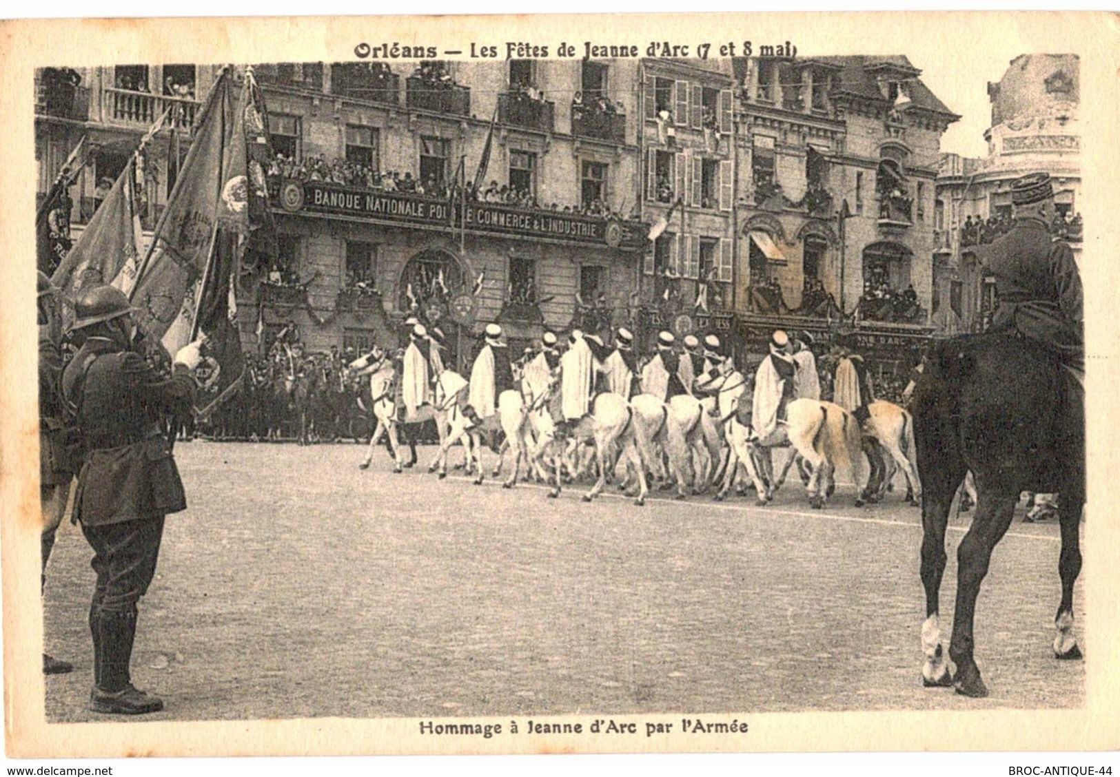 CPA N°18485 - ORLEANS - FETES DE JEANNE D' ARC 7 ET 8 MAI 1931 - HOMMAGE A JEANNE D' ARC PAR L' ARMEE (SAPHIS ALGERIENS) - Orleans