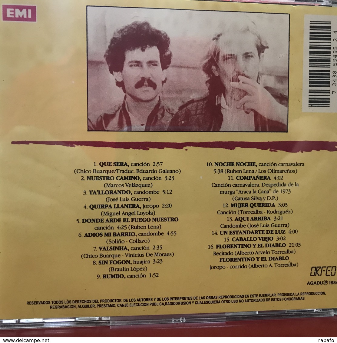 CD Uruguayo De Los Olimareños - Wereldmuziek
