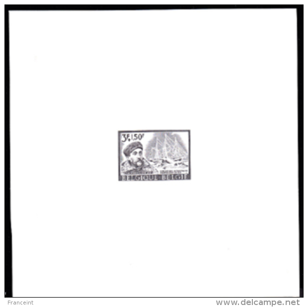 Belgium (1966) Adrien De Gelache. Sailing Ship "Belgica". Ministerial Proof.  Scott No B798, Yvert No 1392. - Ministerial Proofs [MV/FM]