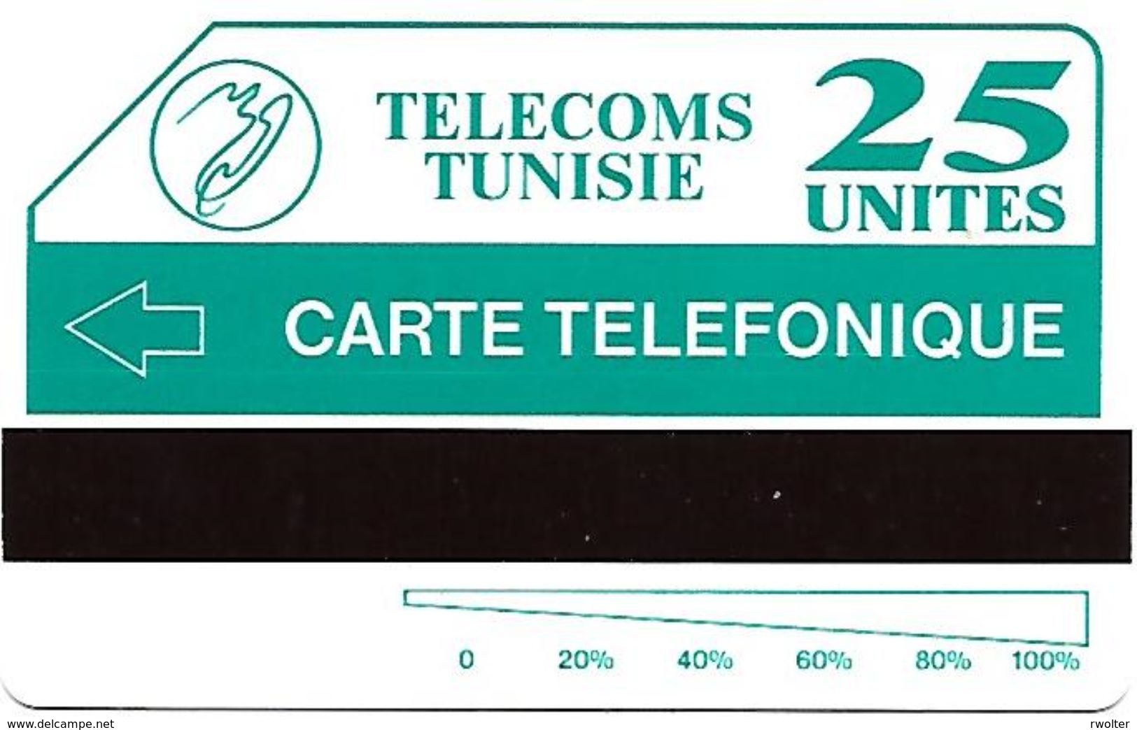 @+ Tunisie - Télécarte Urmet Tunisie Telecom - 25U Tunipac - Erreur 'Telefonique' - Neuve - Ref : TUN-TT-01 - Tunisie