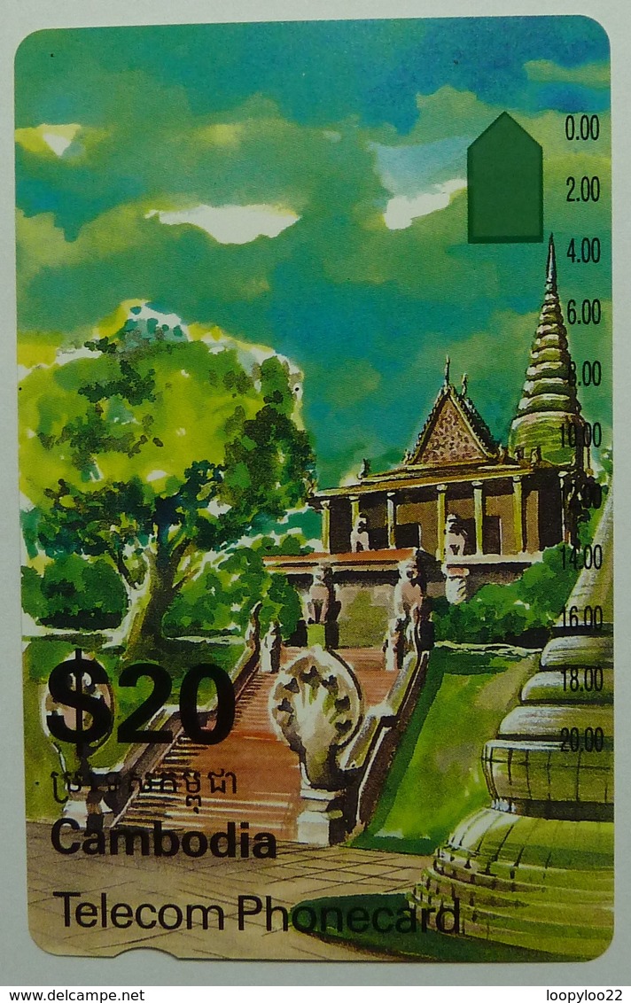 CAMBODIA - OTC International - $20 - Anritsu - Old Palace - Mint - Kambodscha