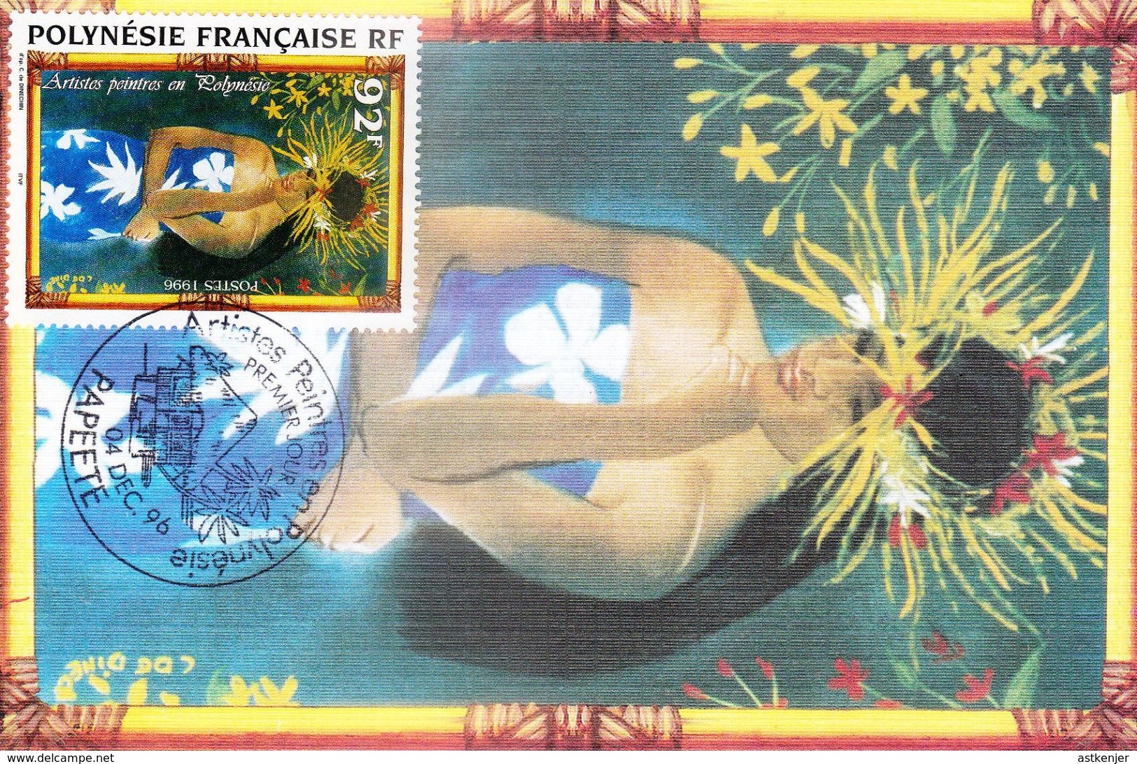 POLYNESIE FRANCAISE - CARTE (CM) De 1996 N° 522 - Maximumkaarten