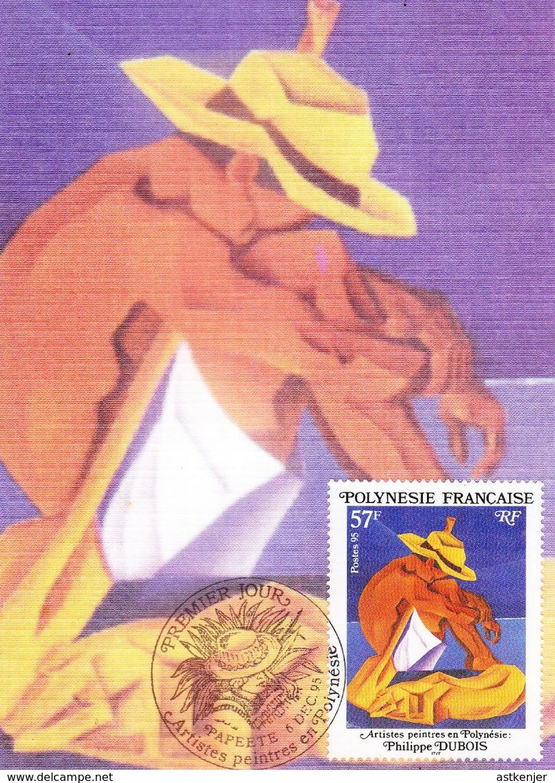 POLYNESIE FRANCAISE - CARTE (CM) De 1995 N° 494 - Cartoline Maximum