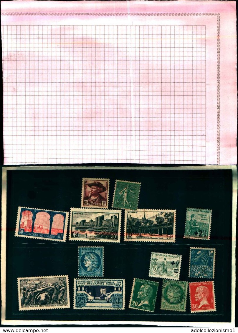 85818) Francia Lotto Francobolli Misto- Mnh**-mlh*+sg+usati Come Da Foto - Sonstige & Ohne Zuordnung