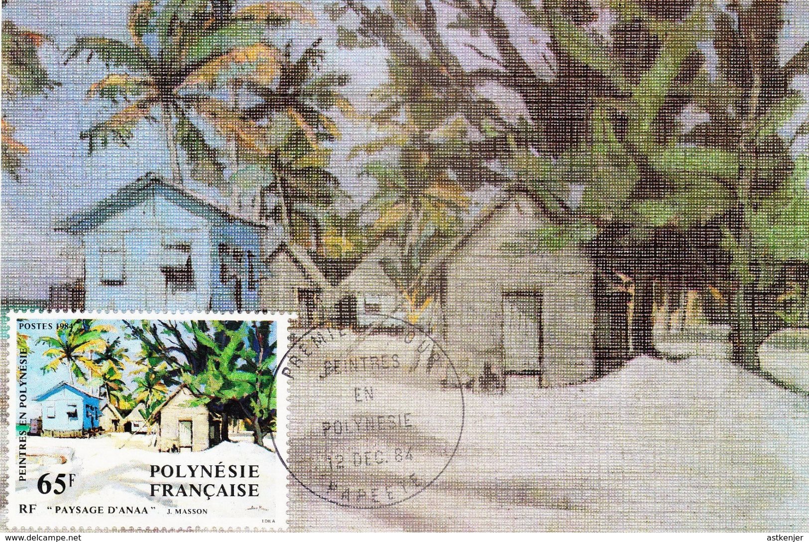 POLYNESIE FRANCAISE - CARTE (CM) De 1984 N° 224 - Tarjetas – Máxima