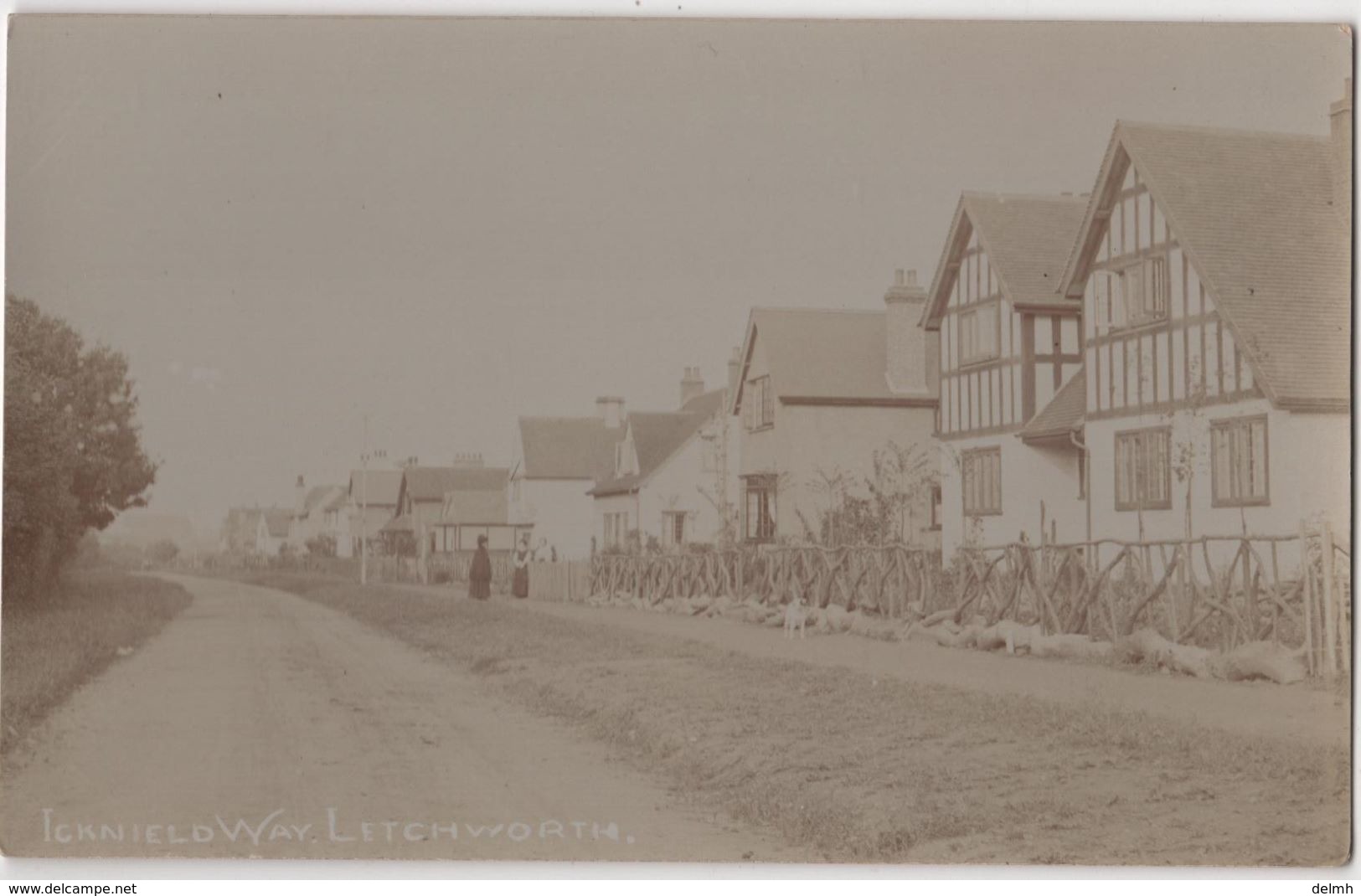 Carte Photo ENGLAND Letchworth Garden City Icknield Way - Hertfordshire